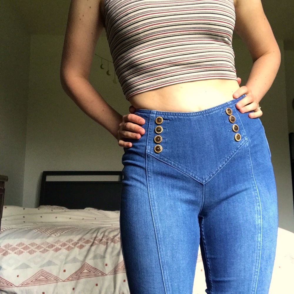 Anthropologie 70s style jeans